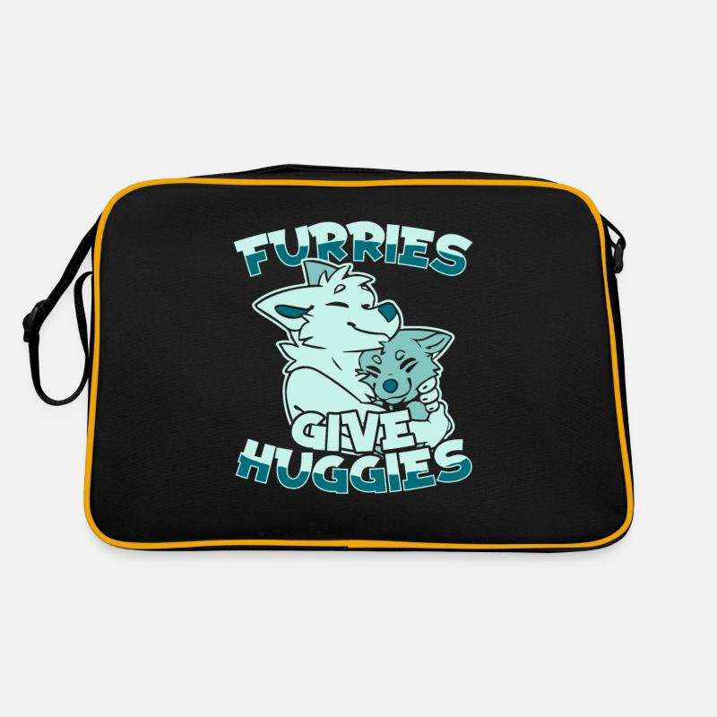 Furry Fandom Fursuits Hug Retro Bag