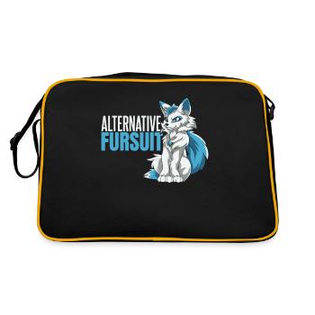 Furry Fandom Fursuits Cool - Retro Bag - black/gold - Back