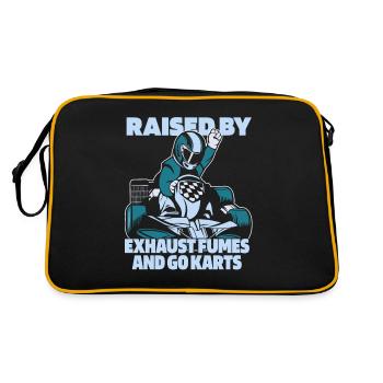 Faire du karting, karting, karting - Sac Retro - noir/or - Dos