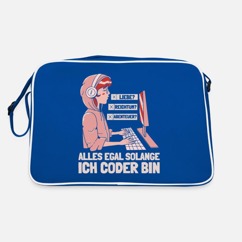 Entwickler Coder Programmierer Retro Tasche