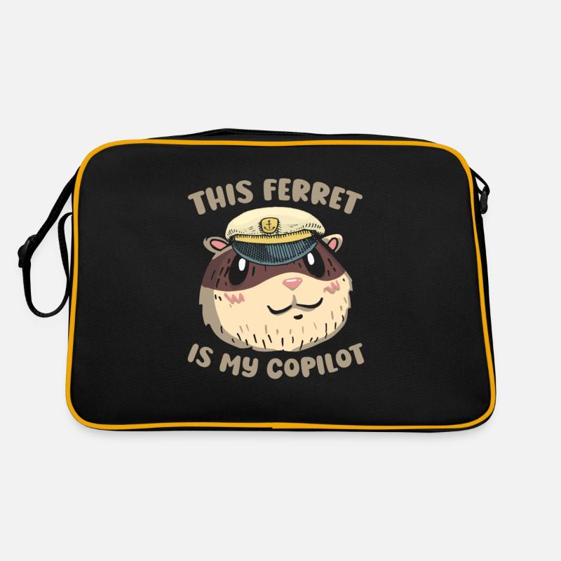 Ferret polecat co-pilot Retro Bag