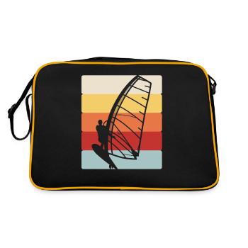 Wing Surf Wing Foil Cool Wing Surfing - Retro Bag - black/gold - Back