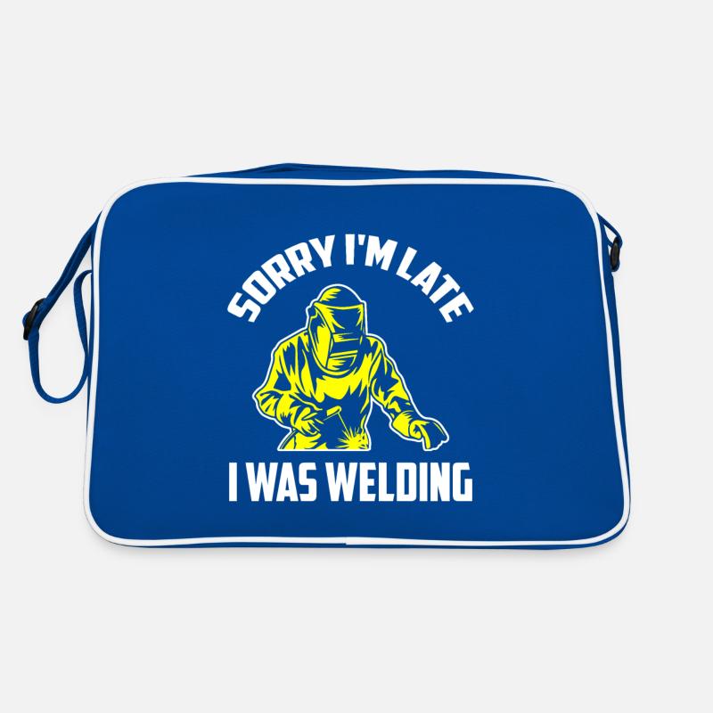Schweißer Schlosser Witzig Retro Tasche