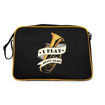 Fanfare procession tuba - Retro Bag - black/gold - Back