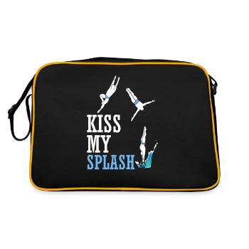 Diving Jumper Funny - Retro Bag - black/gold - Back
