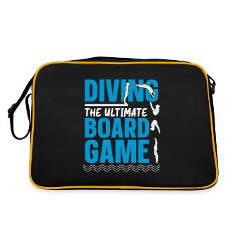 Diving Jumper Funny - Retro Bag - black/gold - Back
