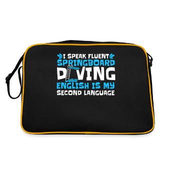 Plongée plongée drôle - Sac Retro - noir/or - Dos