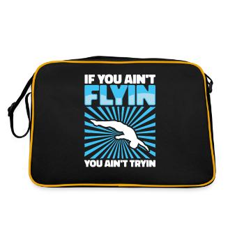 Diving Jumper Funny - Retro Bag - black/gold - Back