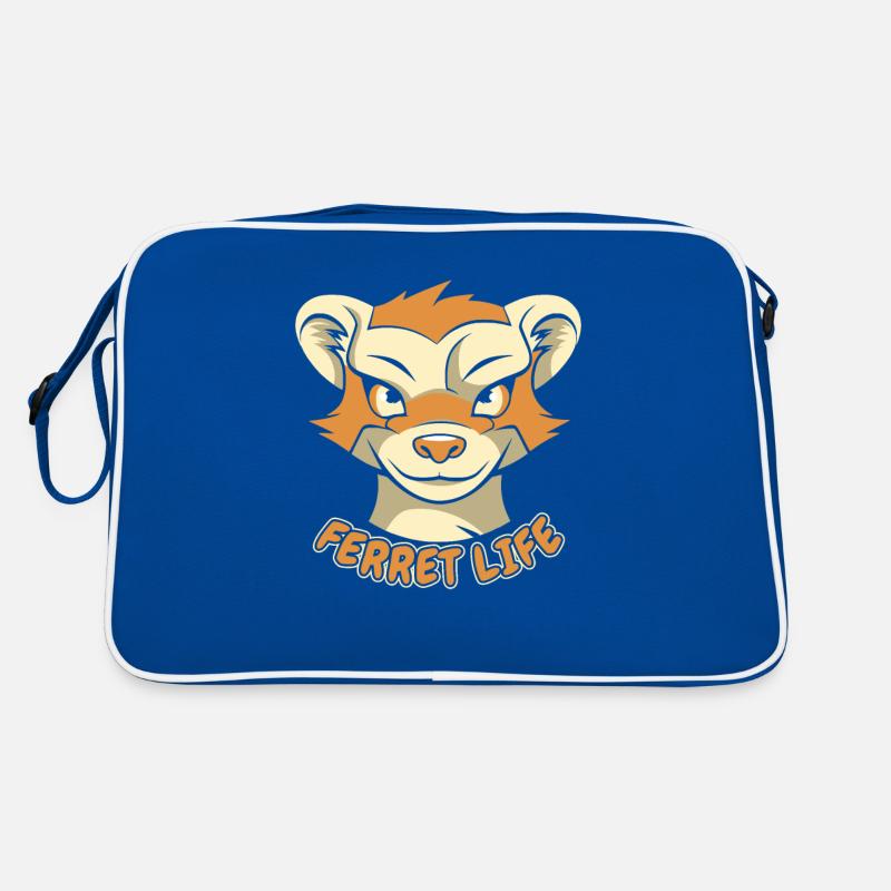Frettchen Iltis Retro Tasche