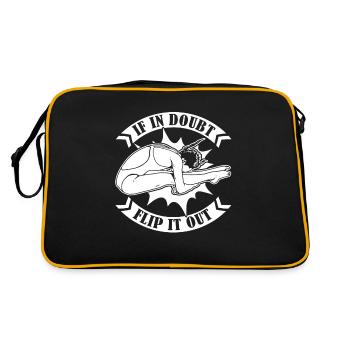 Diving Jumper Funny - Retro Bag - black/gold - Back