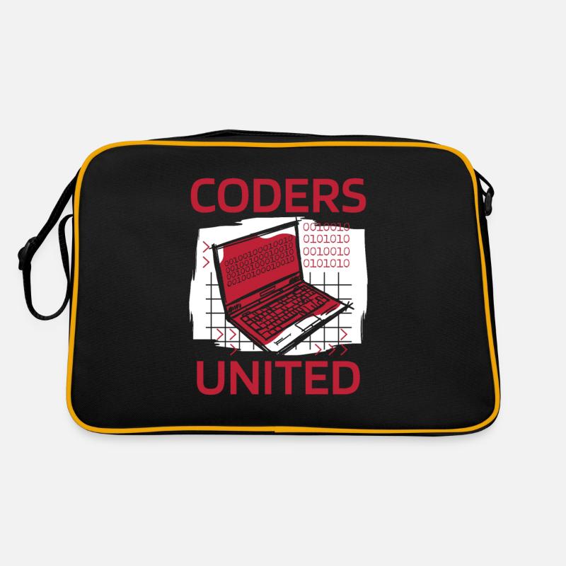 Développeur Coder Programmeur Ordinateur portable Sac Retro