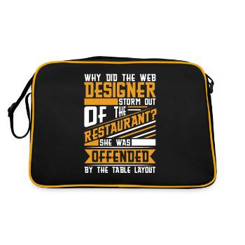 Développeur Web Développeur Web Drôle - Sac Retro - noir/or - Dos