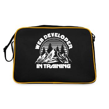 Web Developer Web Developer Training - Retro Bag - black/gold - Back