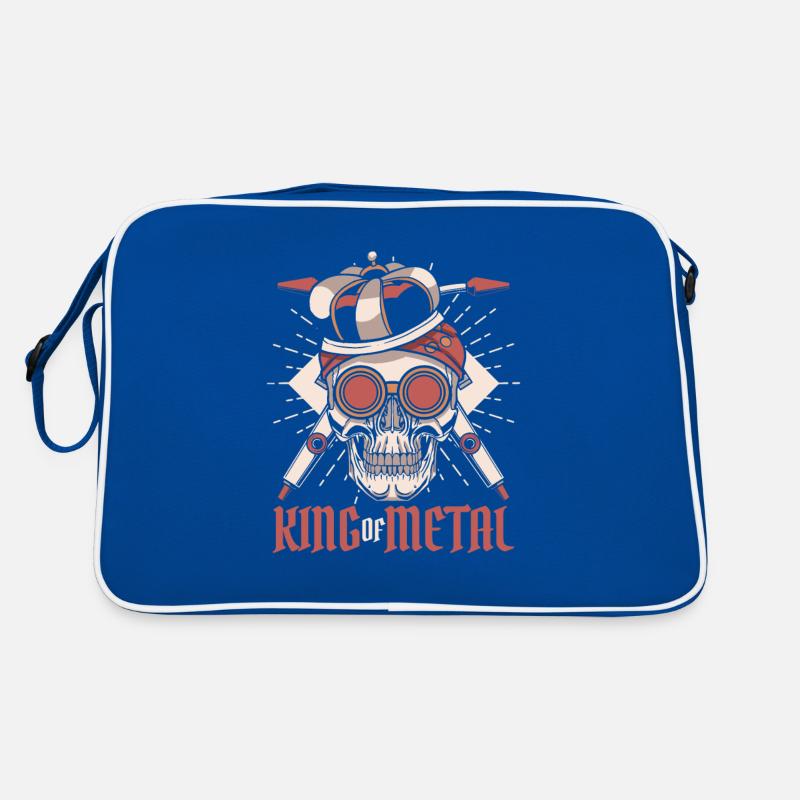 Schweißer Schlosser Schädel Schweier Retro Tasche