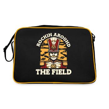 Fanfahrzug Spielmannzug Witzig - Sac Retro - noir/or - Dos