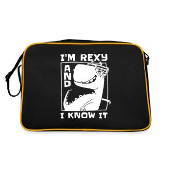 Dinosaur Adult Dinosaur - Retro Bag - black/gold - Back