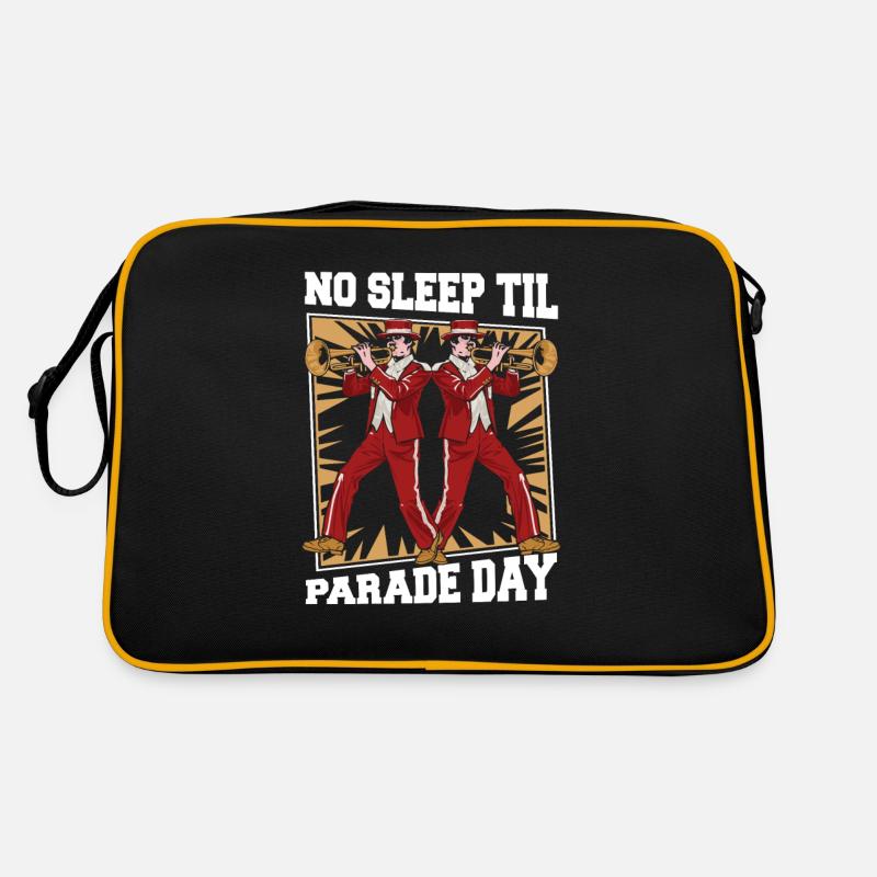 marching band, trombone, parade Retro Bag
