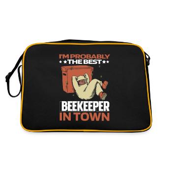 Beekeepers, beekeepers - Retro Bag - black/gold - Back