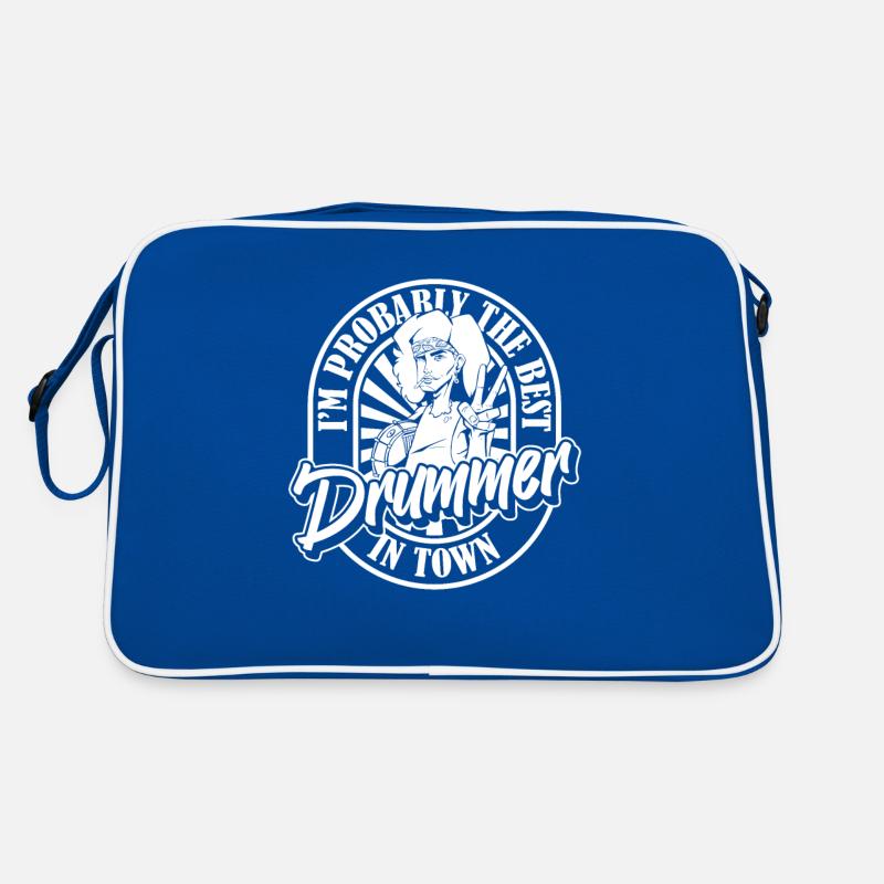 Drums Drummer Drummer Retro Bag
