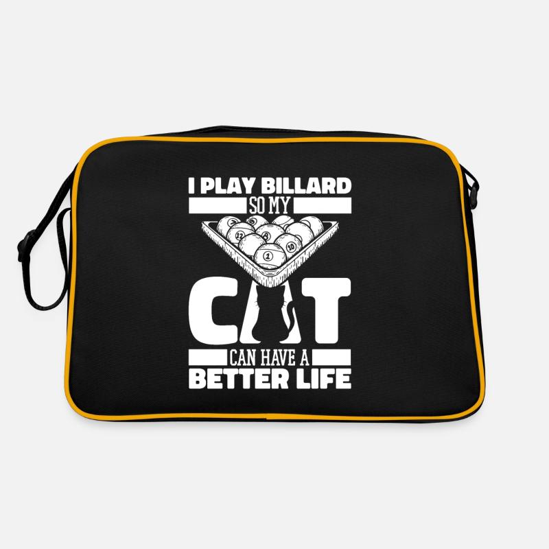 Chat de billard Sac Retro
