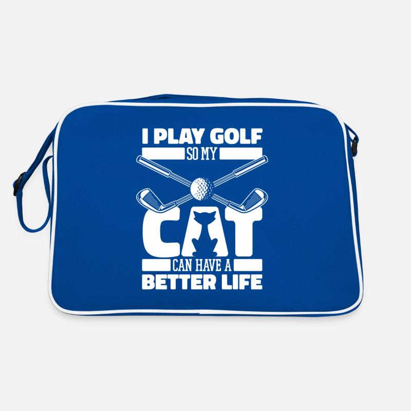 Golf Golfeur Chat de golf Sac Retro