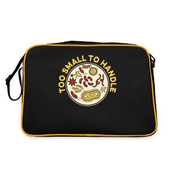 Biology Biologist Bacteria - Retro Bag - black/gold - Back