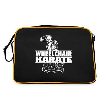 Karate - Retro Bag - black/gold - Back