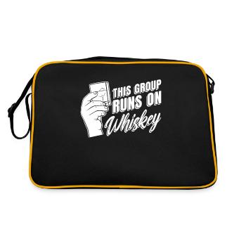 Whisky Whiskey - Retro Bag - black/gold - Back