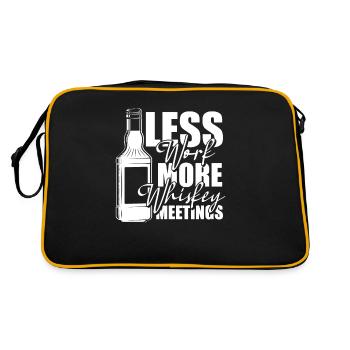 Whisky Whiskey - Retro Bag - black/gold - Back