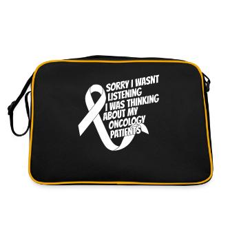Nurse Oncology - Retro Bag - black/gold - Back