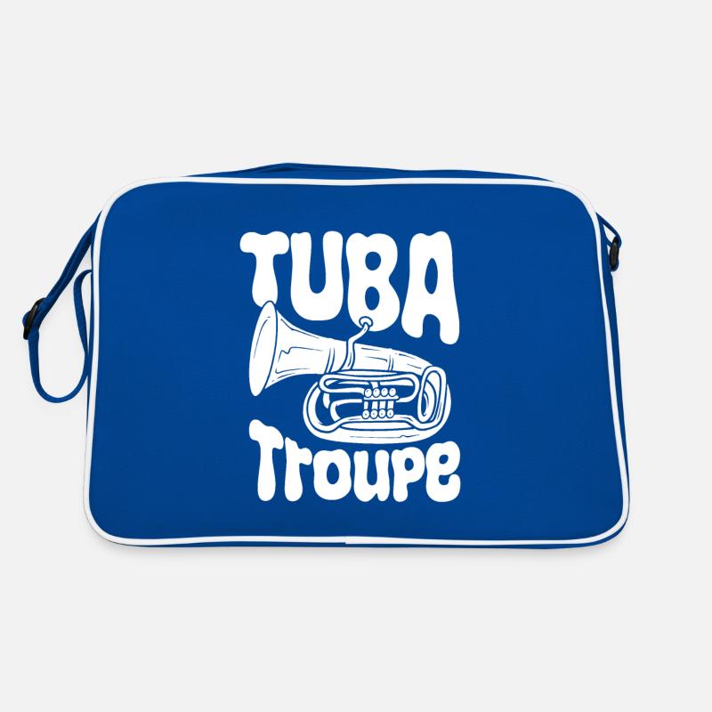 Fanfare procession tuba Retro Bag
