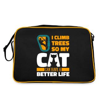 Arboriculteur Arboriculteur Chat - Sac Retro - noir/or - Dos