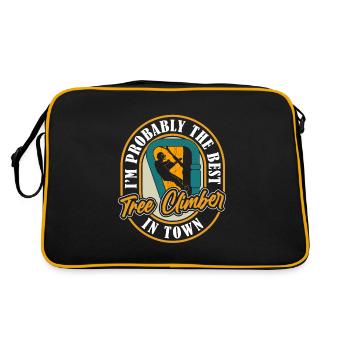 Arboriculteur grimpant arboriculteur Cool - Sac Retro - noir/or - Dos