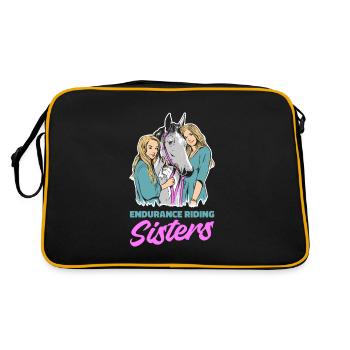 Cheval Equestrian Sister Endurance Riding - Sac Retro - noir/or - Dos