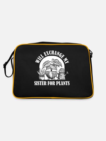 Jardinier amateur jardinier jardinier - Sac Retro - noir/or - Dos
