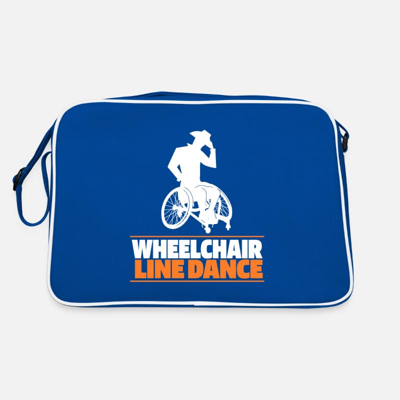 Line Dance Rollstuhl Retro Tasche