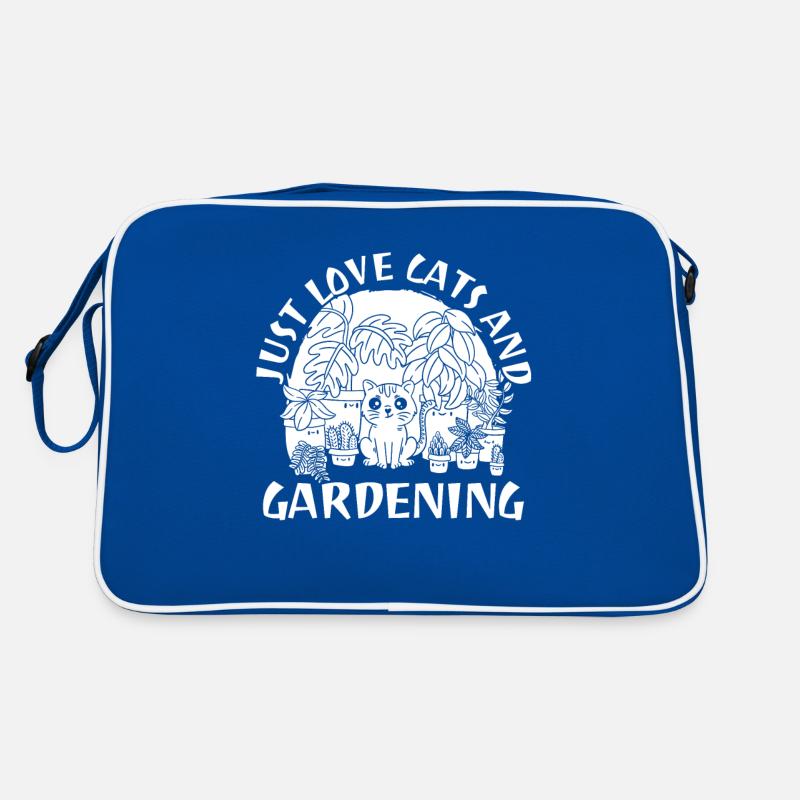 Hobbygärtner Garten Gartenkatze Retro Tasche