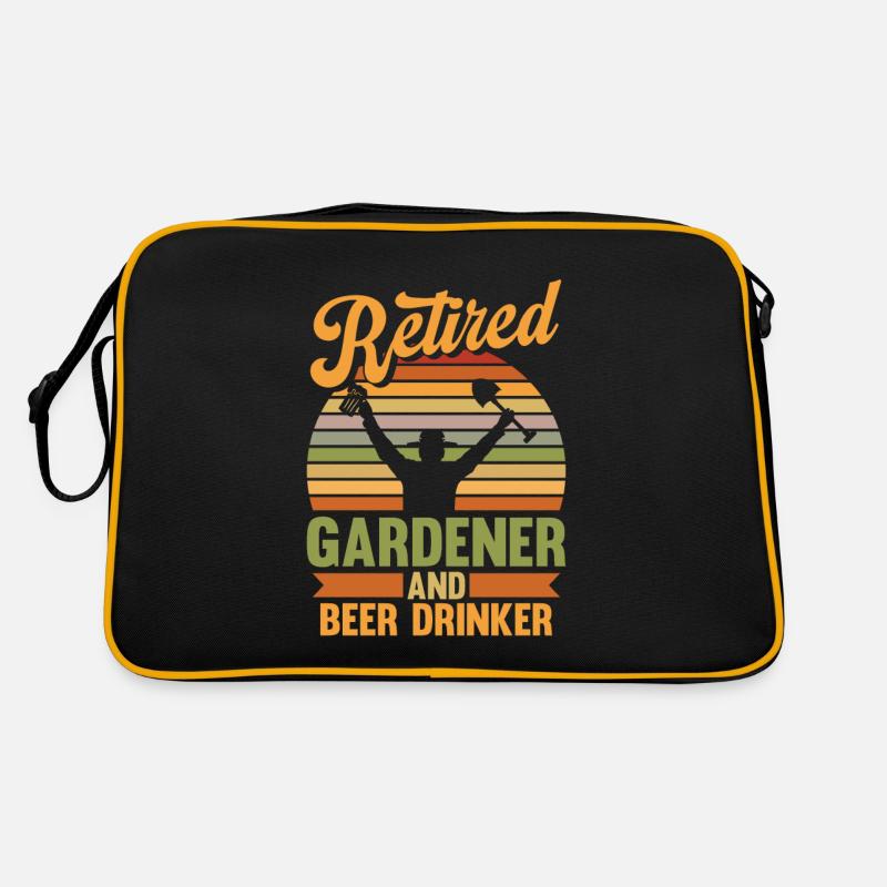 Hobbygärtner Garten Garten Bier Retro Tasche