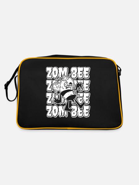 Zombie Halloween - Sac Retro - noir/or - Dos