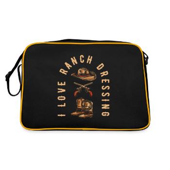Rodeo Cowboy Ranch Cowboy J’adore Ranch Dressing - Sac Retro - noir/or - Dos