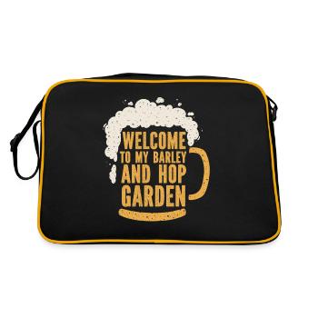 Hobby Gardener Garden Funny Garden Bière - Sac Retro - noir/or - Dos