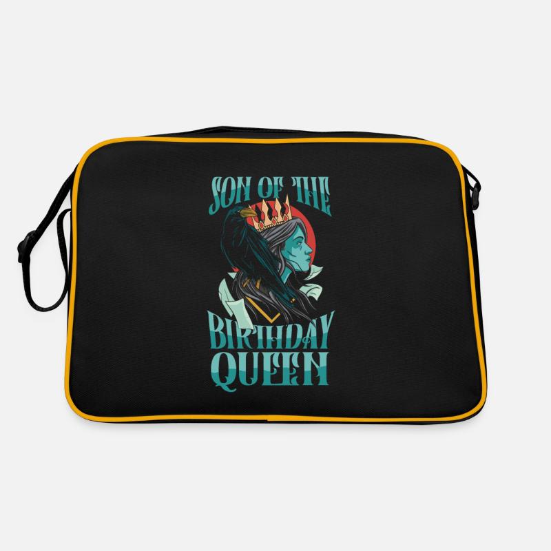 Maman Mutter Mutter Fils De La Reine D’anniversaire Sac Retro