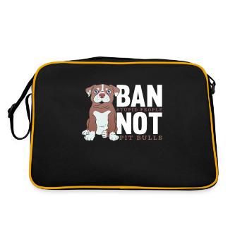 Pitbull Pitbull Interdiction - Sac Retro - noir/or - Dos