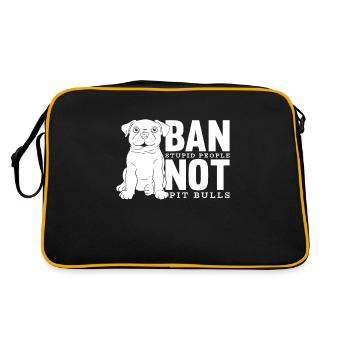Pitbull Pitbull Interdiction - Sac Retro - noir/or - Dos