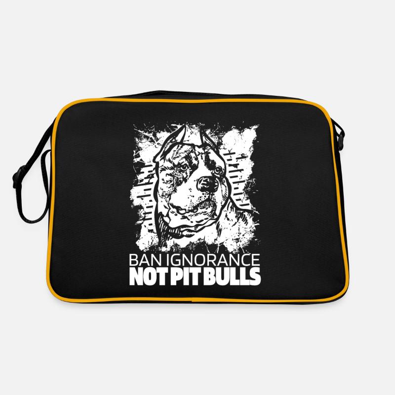 Pitbull Ignorance Pitbull Ban Sac Retro
