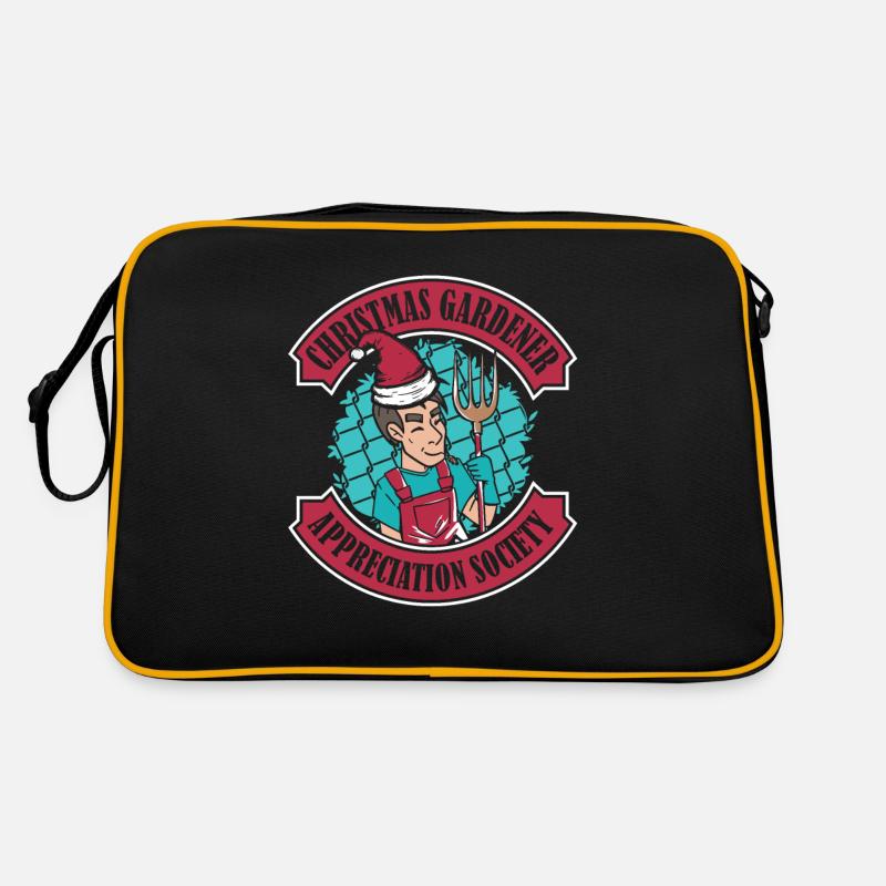 Hobbygärtner Garten Weihnachten Im Garten Retro Tasche