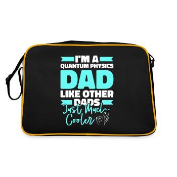 Physique Phyker Papa Physique quantique - Sac Retro - noir/or - Dos