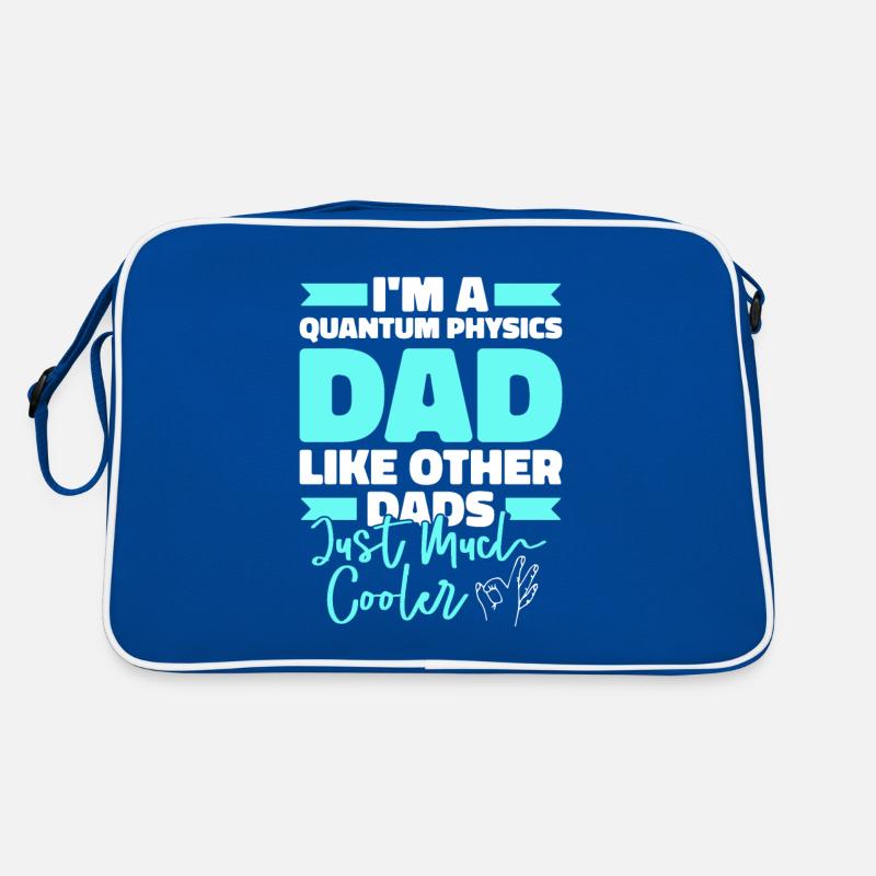 Physics Phyker Papa Quantum Physics Retro Bag