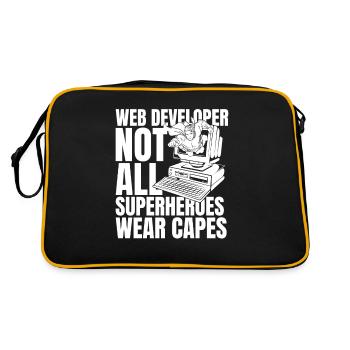 Web Developer Web Developer - Retro Bag - black/gold - Back