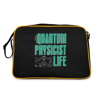 Physique Calculs Physique Physique quantique - Sac Retro - noir/or - Dos